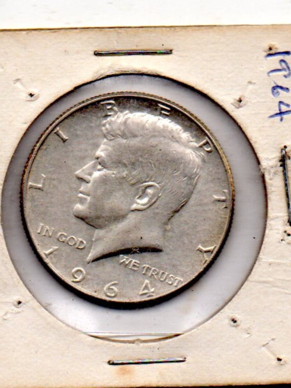 Granny Estate Find - 1964 Kennedy Half Dollar - 90% Silver